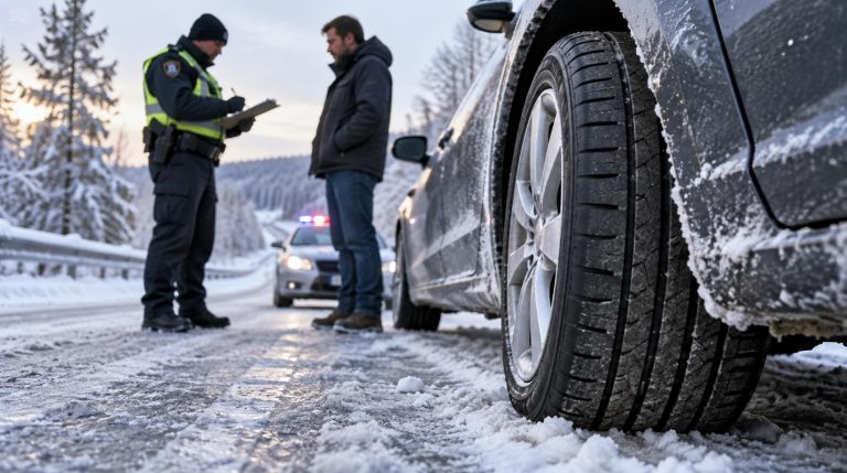 штраф за літню резину зимою